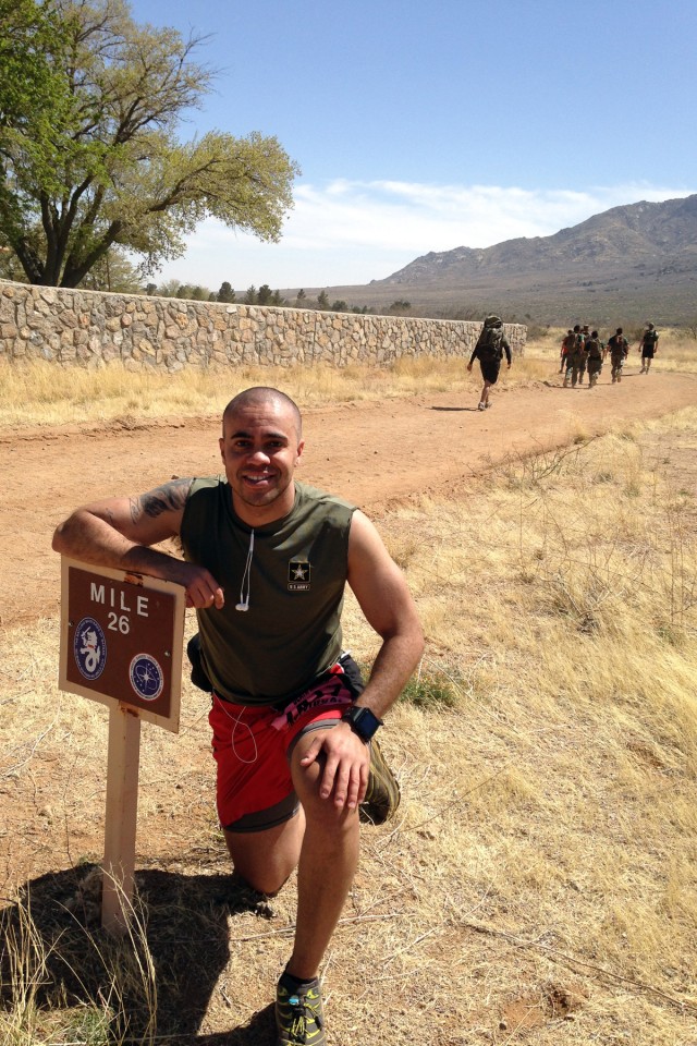 Recruiter achieves personal best at Bataan Memorial Death March