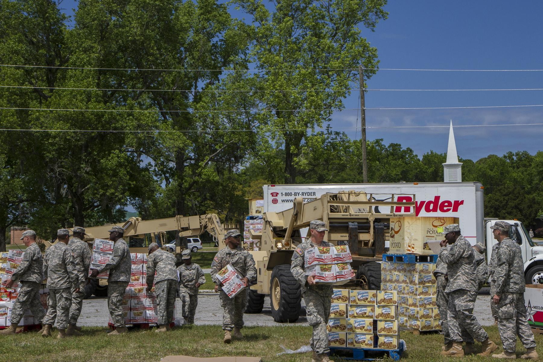 Operation Shoebox delivers goods to HAAF Article The United States Army