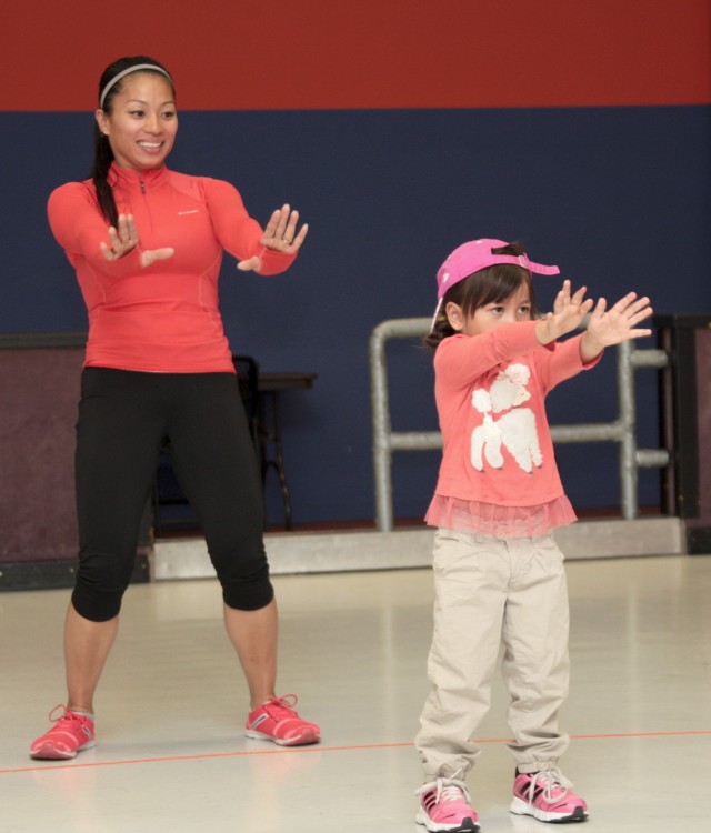 Military spouses increase resiliency through Zumba