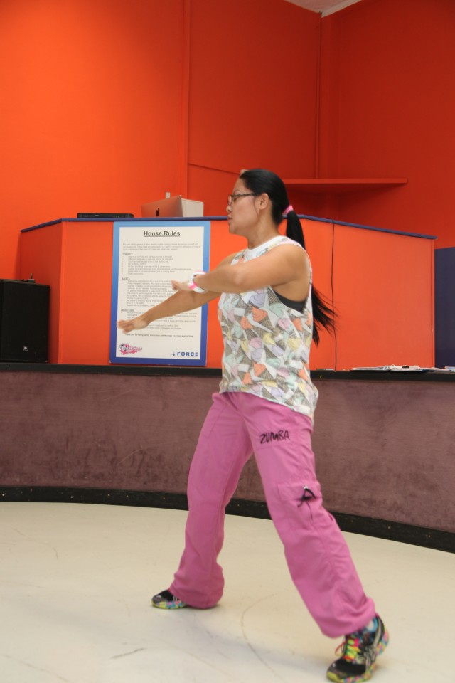 Military spouses increase resiliency through Zumba