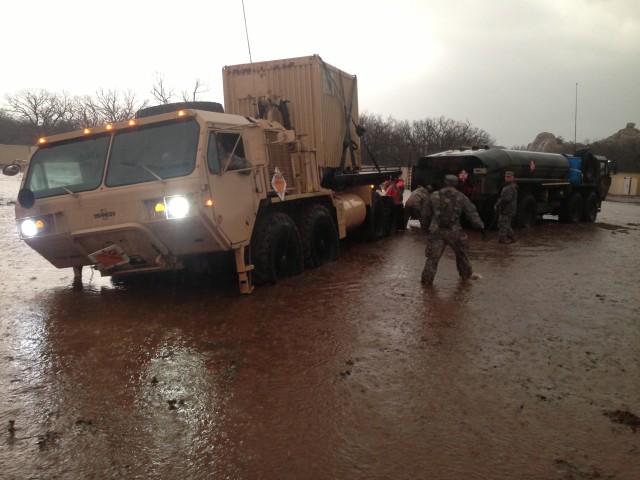 Stuck truck