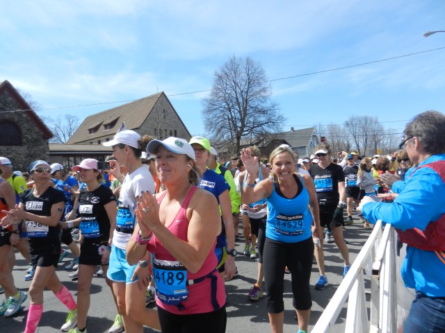 Natick employees help to reclaim Boston Marathon