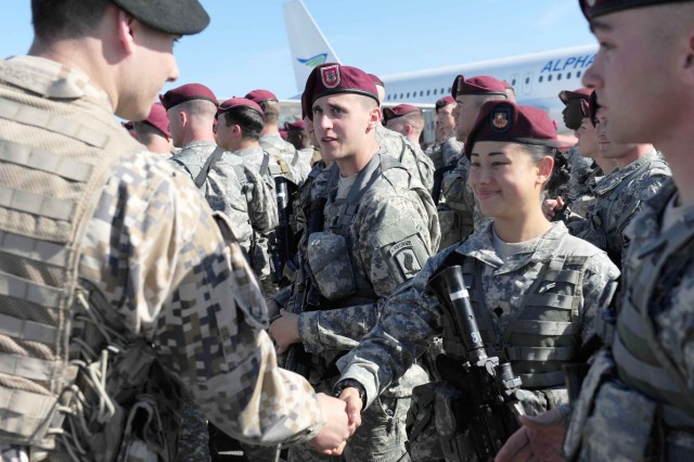 173rd conducts unscheduled training with Latvian Army