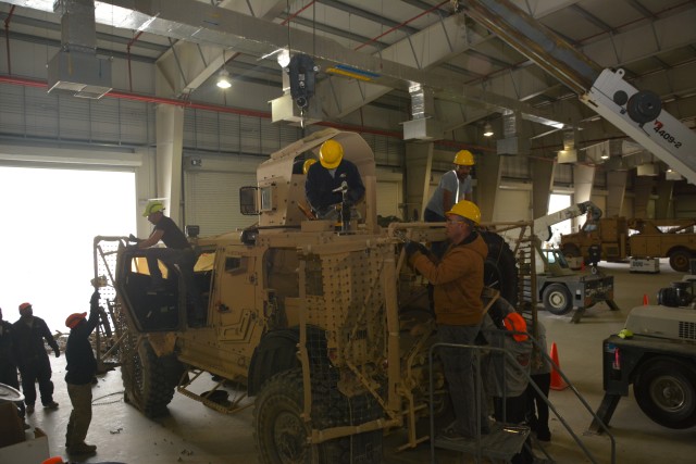 Day in the life at Logistics Task Force Bagram