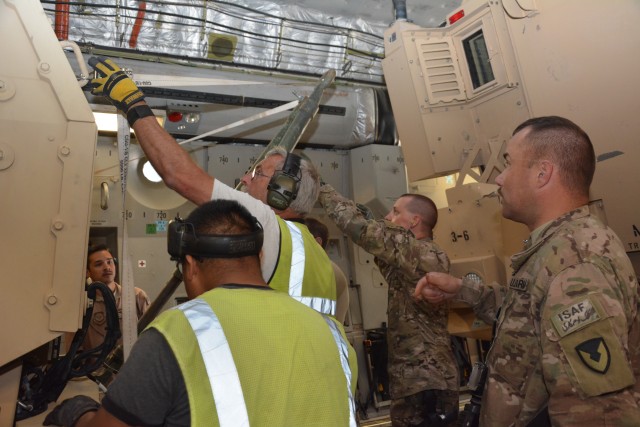 Day in the life at Logistics Task Force Bagram