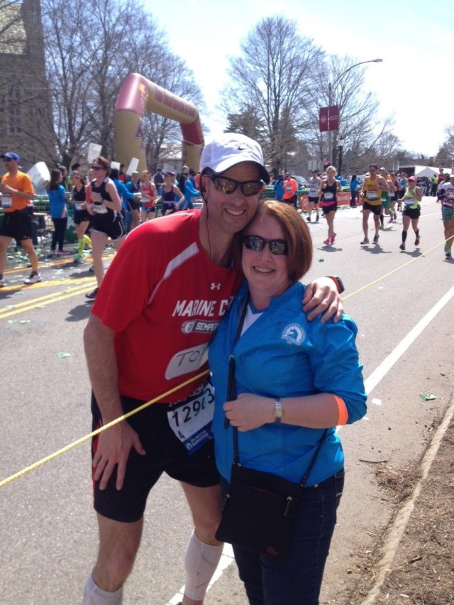 A profound 26.2 miles: Henderson Hall commander runs at emotionally-charged Boston Marathon