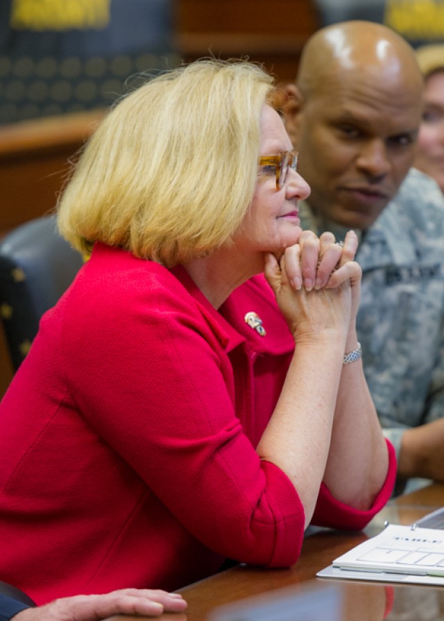 Highest Ranking Democratic woman on Senate Armed Services Committee visits Fort Leonard Wood