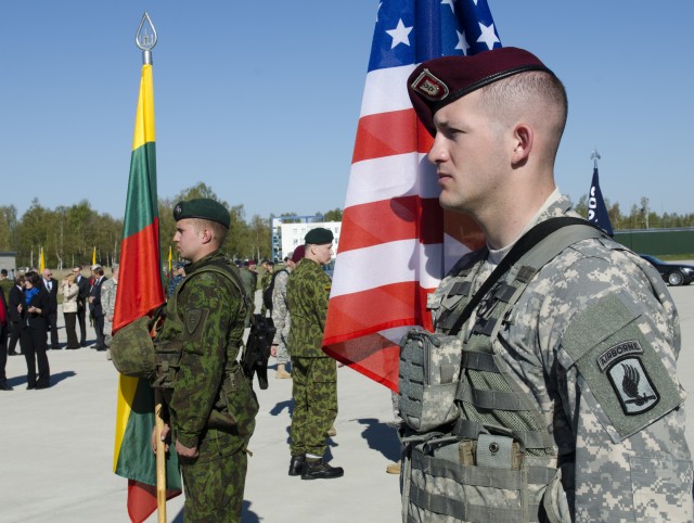 173rd conducts unscheduled training with Lithuania Army