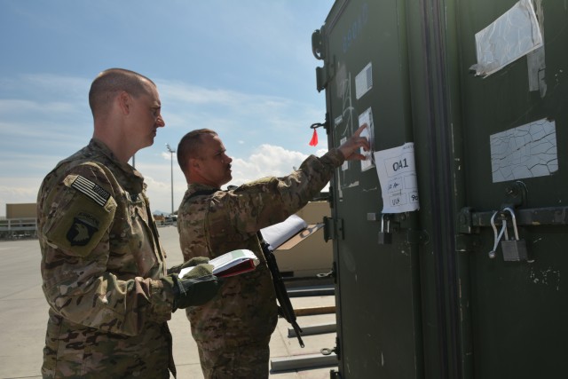 Flight line liaison officers link Army and Air Force to move equipment