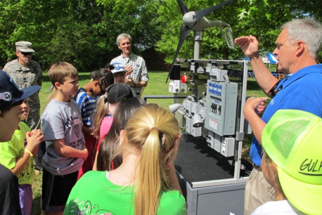 Local students learn 'renewable energy' model