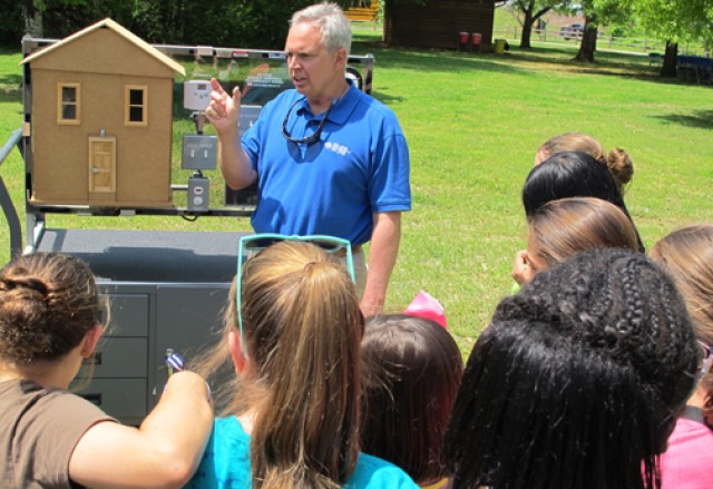 Local students learn 'renewable energy' model