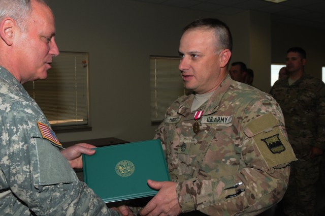 Maj. Gen. Gerety, Command Sgt. Maj. Wills visit Afghanistan bound SFAAT DET 82