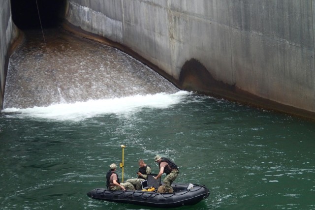 Seabee Divers complete inspection of Gathright Dam for US Army Corps of Engineers