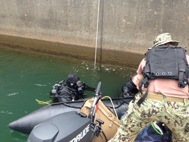 Seabee Divers complete inspection of Gathright Dam for US Army Corps of Engineers