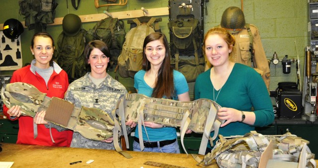 Worcester Polytechnic Institute students and female-friendly rucksack hip belt