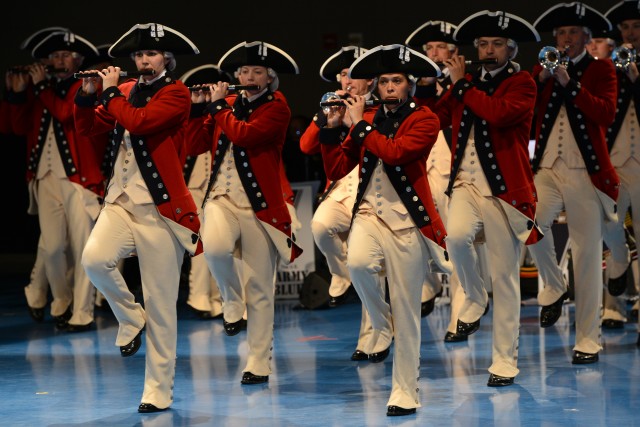 Old Guard Fife and Drum Corps performs