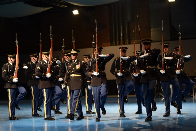 Army Drill Team showcases precision moves