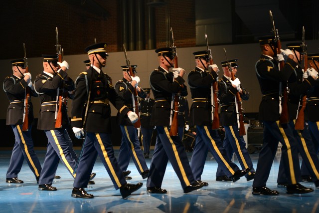 Army Drill Team showcases precision moves