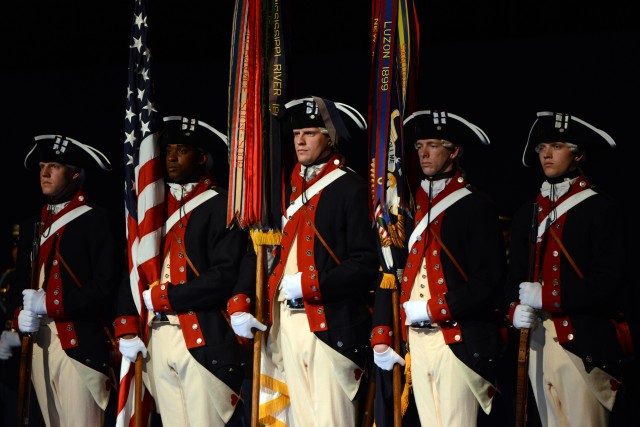 Old Guard Fife and Drum Corps performs