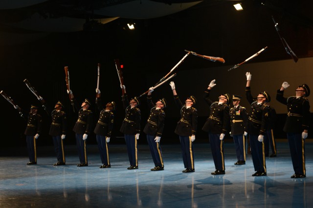 Army Drill Team showcases precision moves