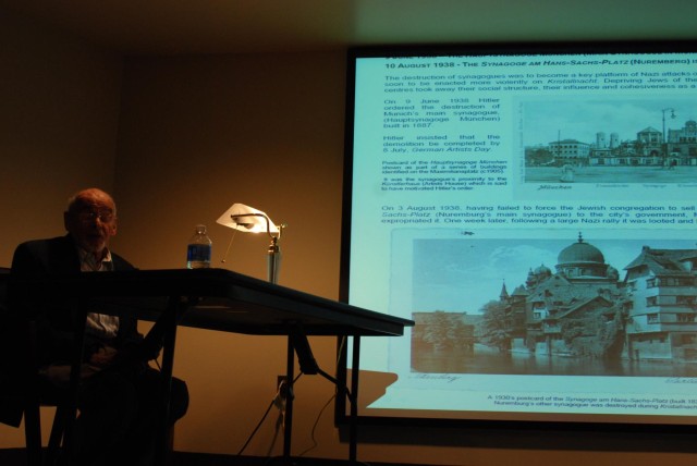 Holocaust survivor and World War II vet speaks to Soldiers, Airmen