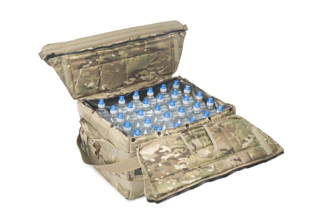 Large version of NSRDEC's new Insulated Container for Bottled Water, holding 36 water bottles