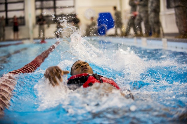 TEC warriors battle for points in 200-meter swim event