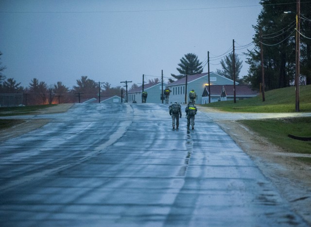 Best Warrior competitors endure 6-mile road march