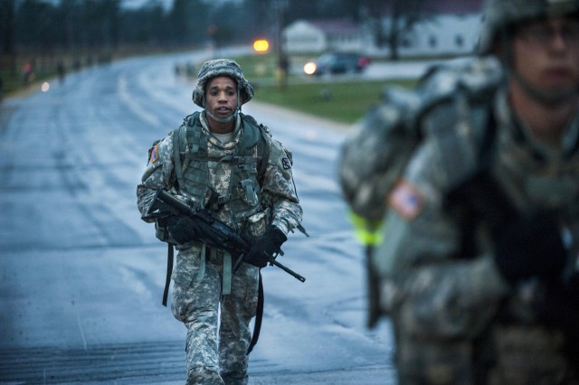 Best Warrior competitors endure 6-mile road march