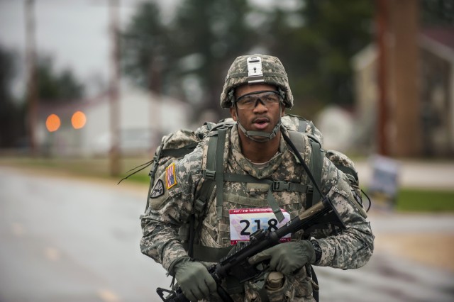 Best Warrior competitors endure 6-mile road march