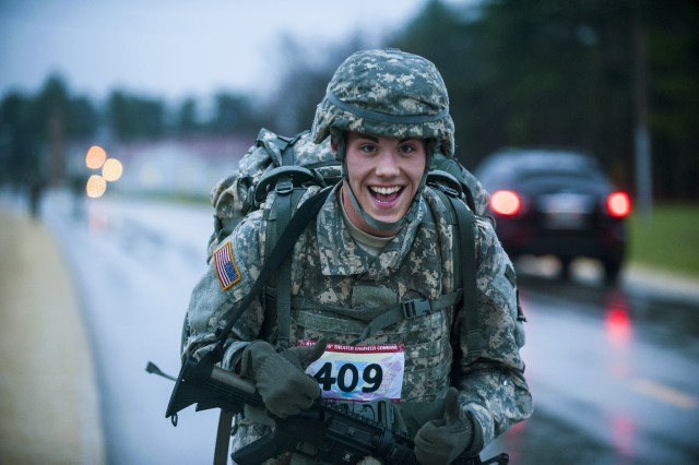 Best Warrior competitors endure 6-mile road march