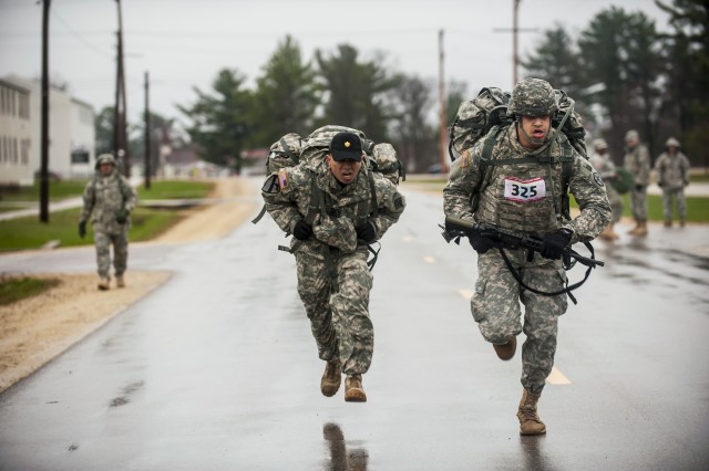 Best Warrior competitors endure 6-mile road march
