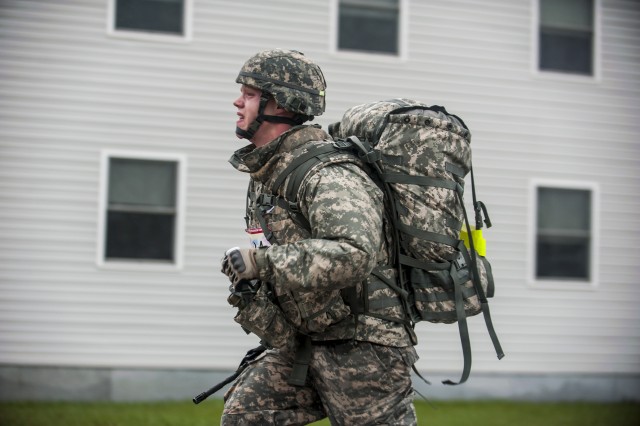 Best Warrior competitors endure 6-mile road march