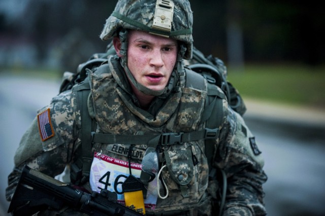Best Warrior competitors endure 6-mile road march