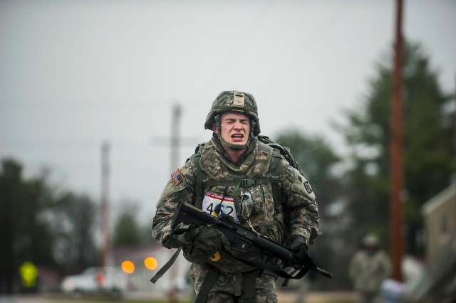 Best Warrior competitors endure 6-mile road march