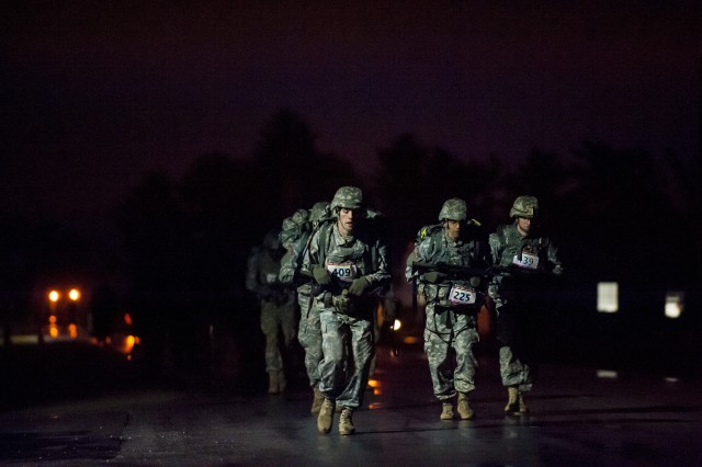 Best Warrior competitors endure 6-mile road march