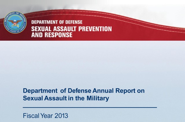 2013 Department of Defense Annual Report on Sexual Assault in the Military graphic