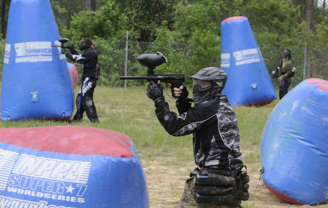 Patriots Strike at Paintball Tournament