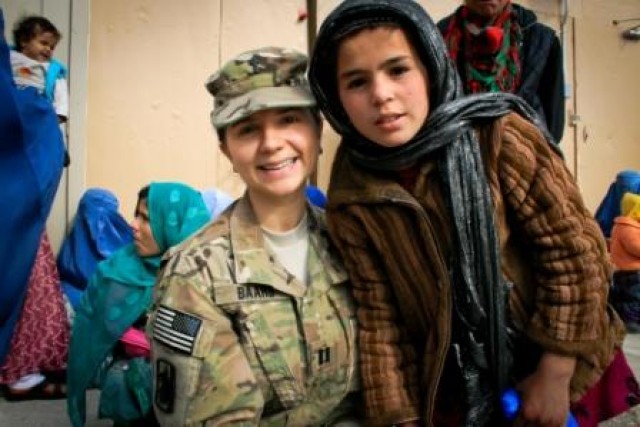 U.S. Army Chaplain (Capt.) Mel Baars O'Malley