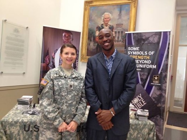 U.S. Army Chaplain (Capt.) Mel Baars O'Malley