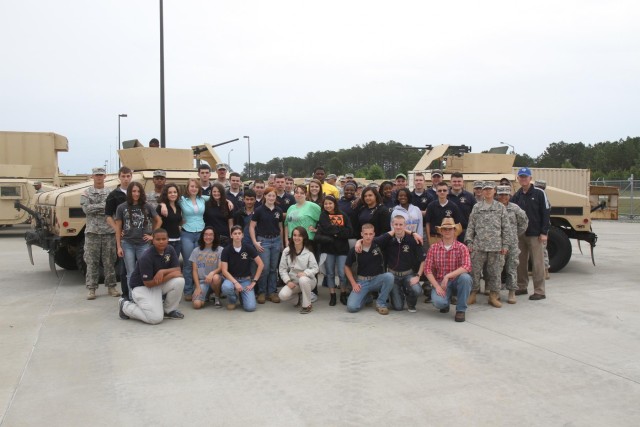 Sentinel soldiers host Southeast Bulloch County High School JROTC