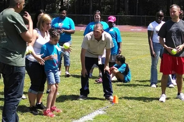 Can do soldiers volunteer at Liberty County Special Olympics