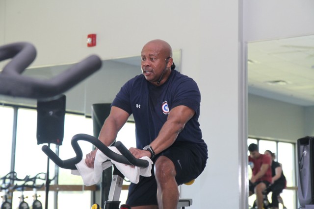 Pedal power: 1st TSC sergeant major leads from the front
