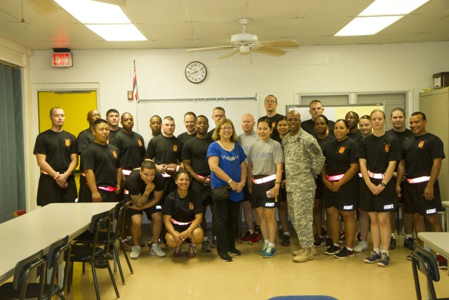 Soldiers of the 94th Army Air and Missile Defense Command Supports Linapuni Elementary School during Field Day