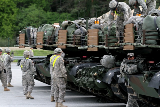 From railhead to motor pool