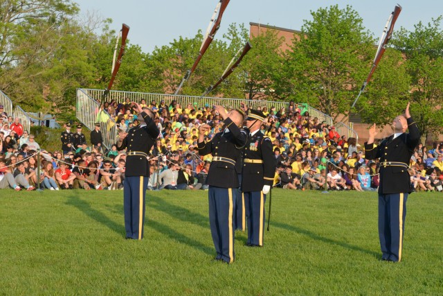 Soldiers tell their story to thousands at Twilight Tattoo