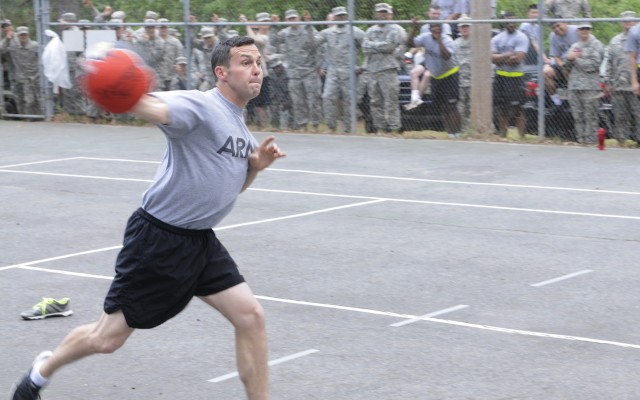 Warrior Week dodge ball and volleyball