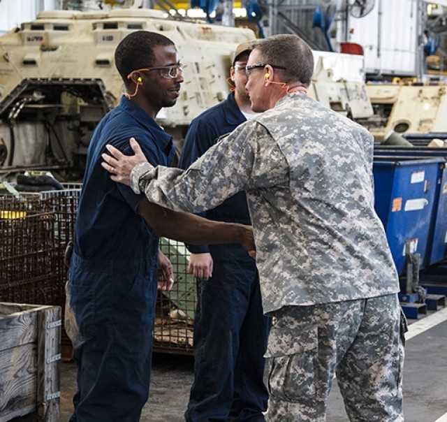 TACOM Commander makes final ANAD visit, gives message to workforce