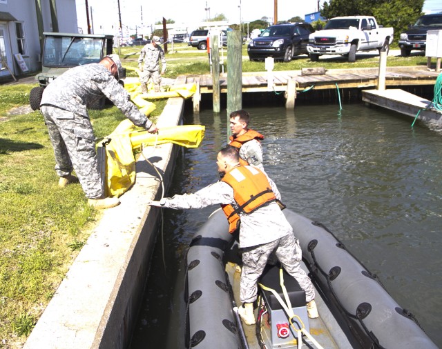 Ceremony pre-empted by real-world emergency as Army Reserve Soldiers respond