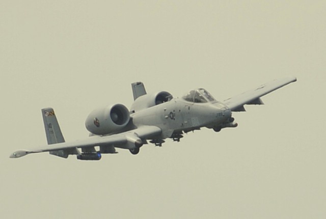 Maryland Air National Guard A-10s train with Marines at Fort A.P. Hill